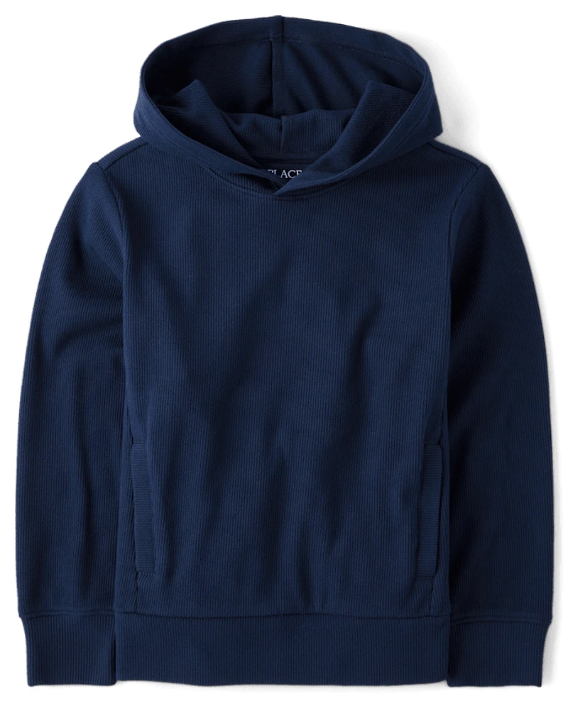 Kids Sueded Rib Hoodie