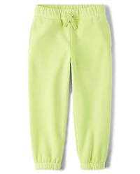 Kids Garment Dyed Premium Fleece Jogger Pants