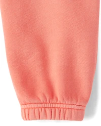 Boys Garment Dyed Premium Fleece Jogger Pants