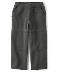 Kids Premium Fleece Utility Wide Leg Pants