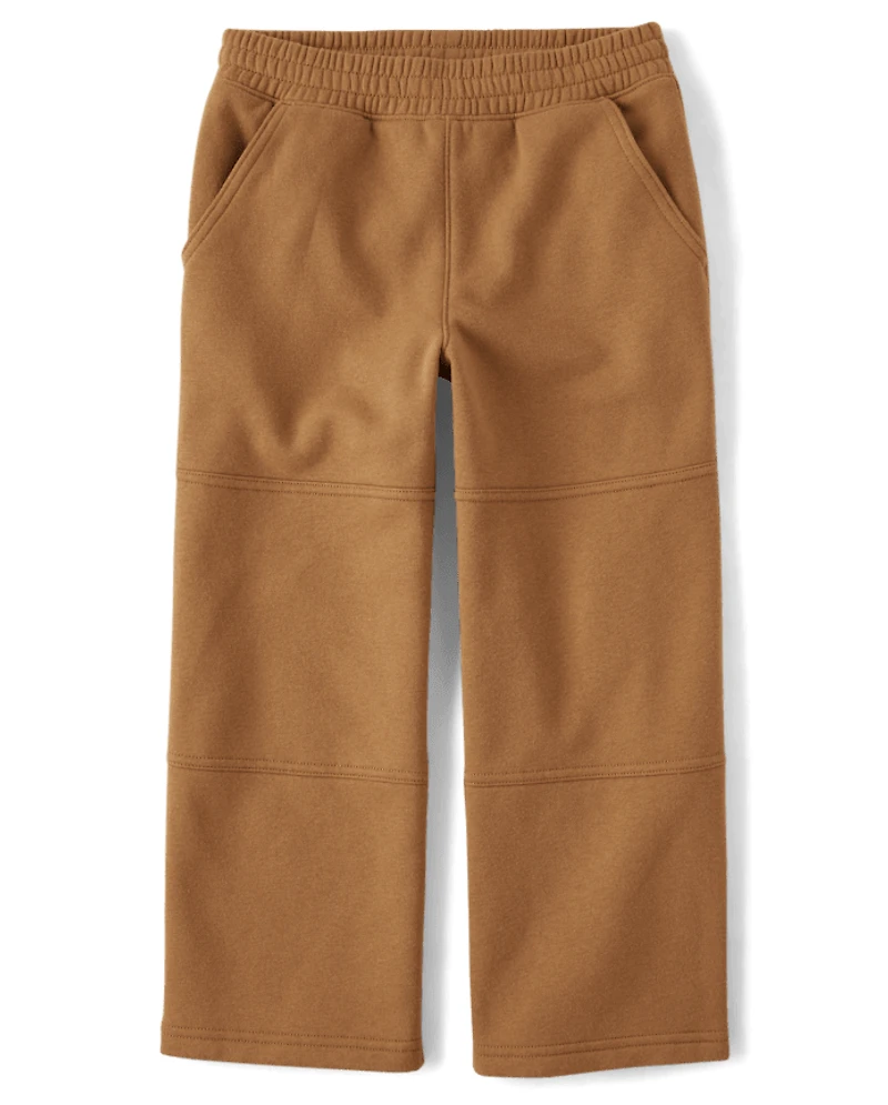 Kids Premium Fleece Utility Wide Leg Pants