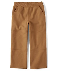 Kids Premium Fleece Utility Wide Leg Pants