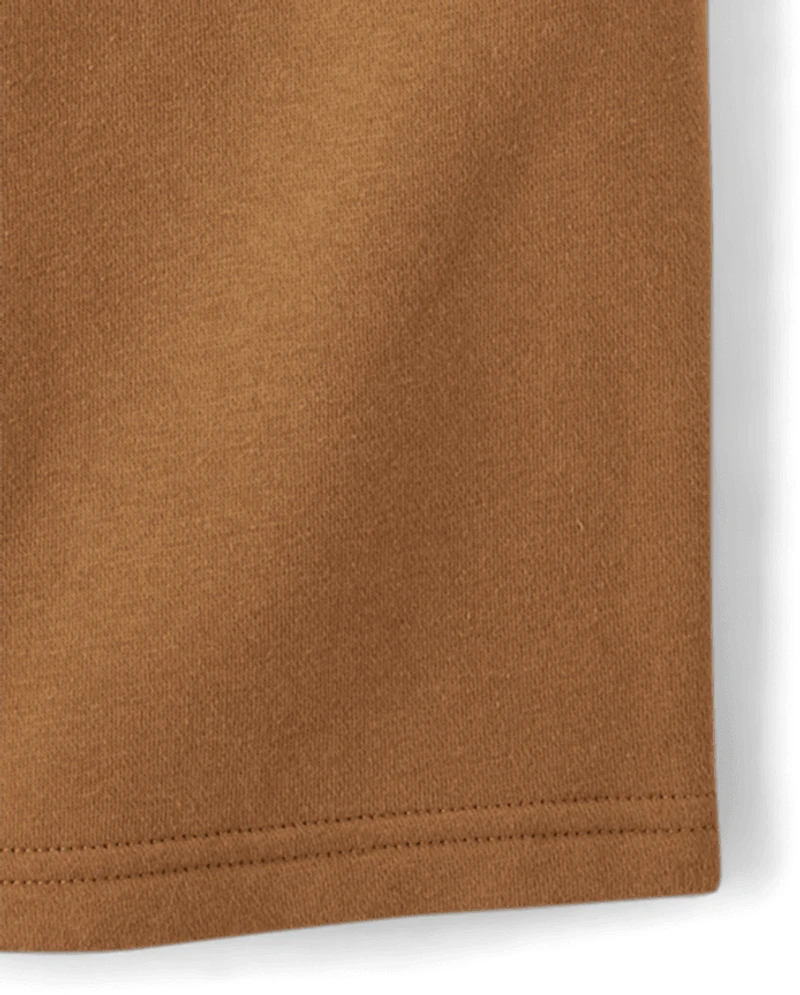 Boys Premium Fleece Utility Wide Leg Pants