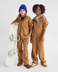 Kids Premium Fleece Utility Wide Leg Pants
