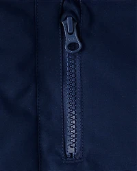 Kids Midweight Microfleece Lined Utility Parka Jacket