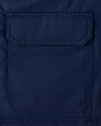 Kids Midweight Microfleece Lined Utility Parka Jacket