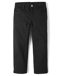 Jean droit en tricot pour garçon