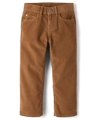 Boys Corduroy Straight Pants
