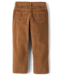 Boys Corduroy Straight Pants