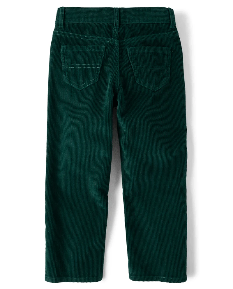 Boys Corduroy Straight Pants