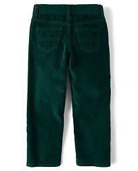 Boys Corduroy Straight Pants