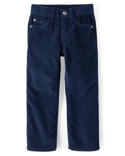 Boys Corduroy Straight Pants