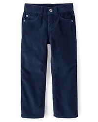 Boys Corduroy Straight Pants