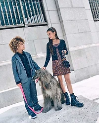 Boys Herringbone Luxe Cozy Knit Baggy Cargo Pants