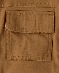 Boys Microfleece Lined Utility Jacket