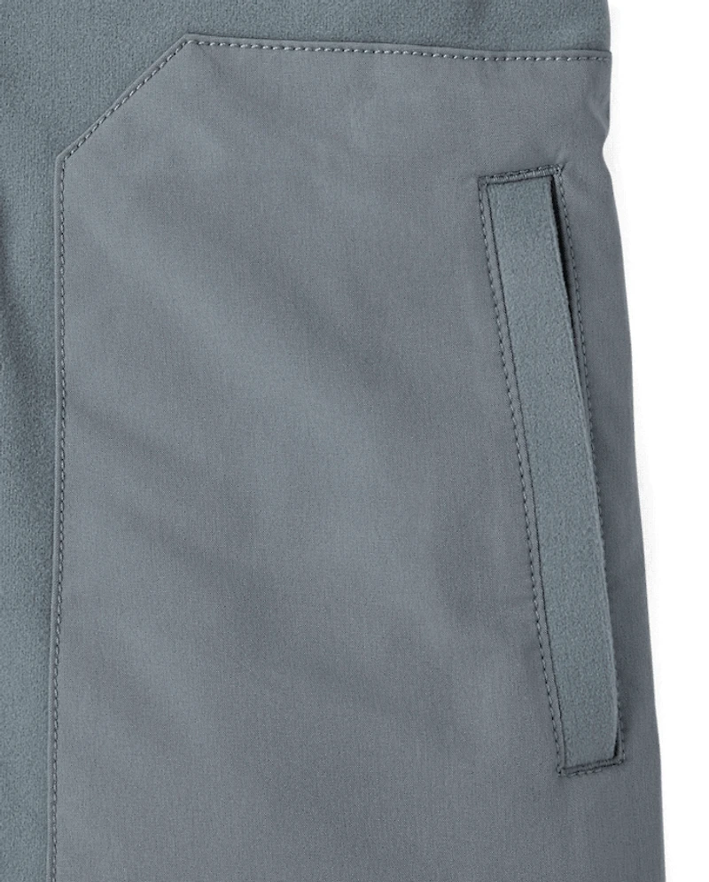 Sweat à capuche zippé en micropolaire extensible et confortable pour garçon