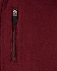 Boys Stretch Cozy Microfleece Zip Up Hoodie