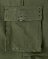 Boys Quick Dry Lined Parachute Cargo Jogger Pants