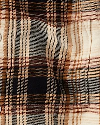 Big Boys Plaid Flannel Sherpa-Lined Hooded Jacket