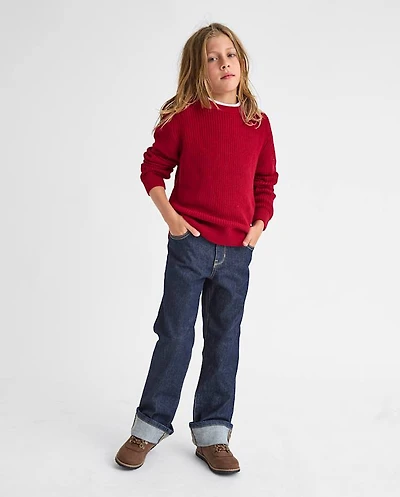 Boys Roll Cuff 90s Loose Jeans