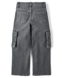 Jean cargo baggy pour enfants