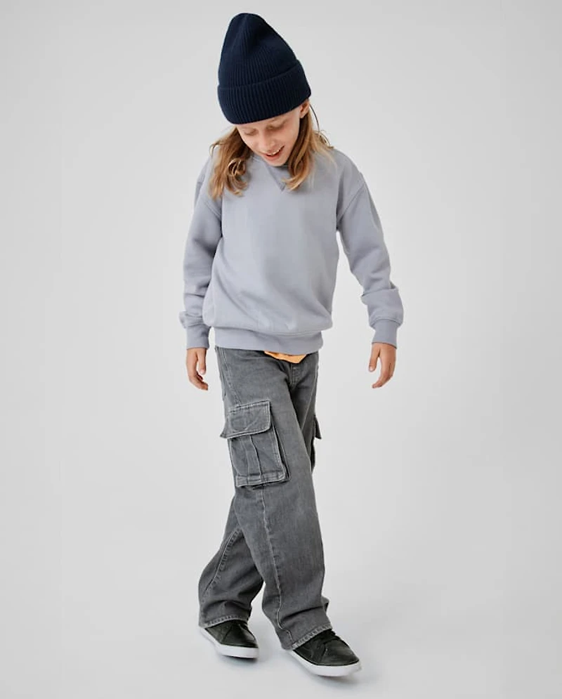 Kids Baggy Cargo Jeans