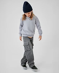 Kids Baggy Cargo Jeans