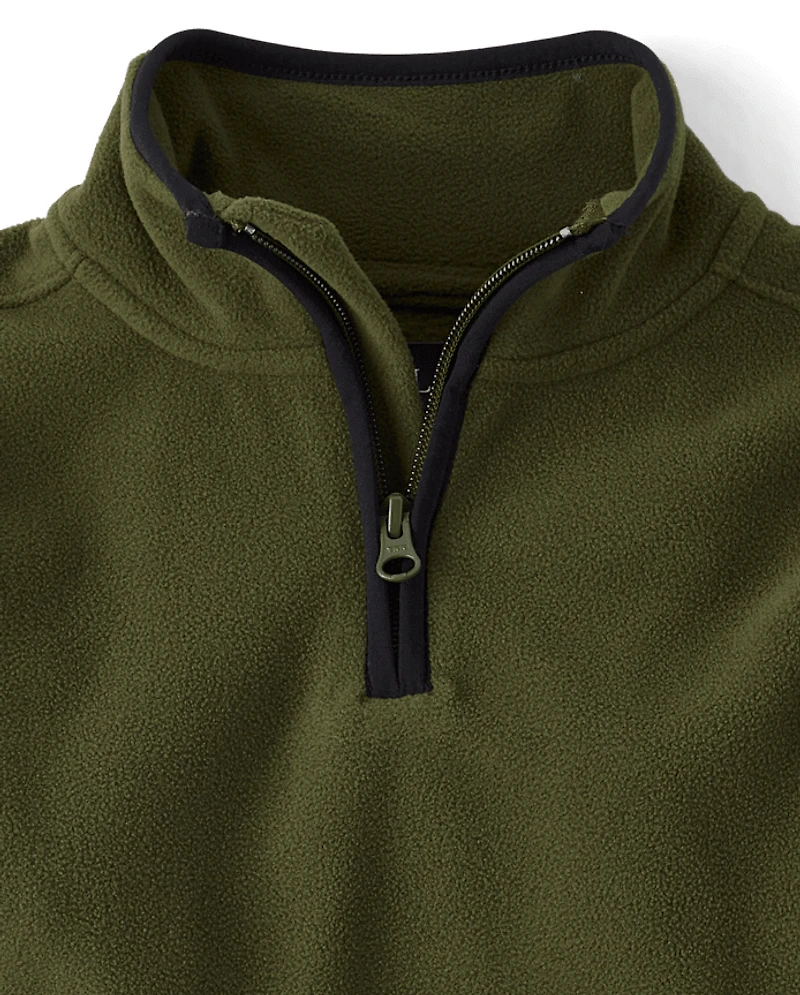 Boys Microfleece Half Zip Pullover