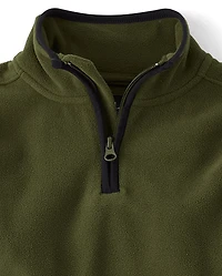 Boys Microfleece Half Zip Pullover