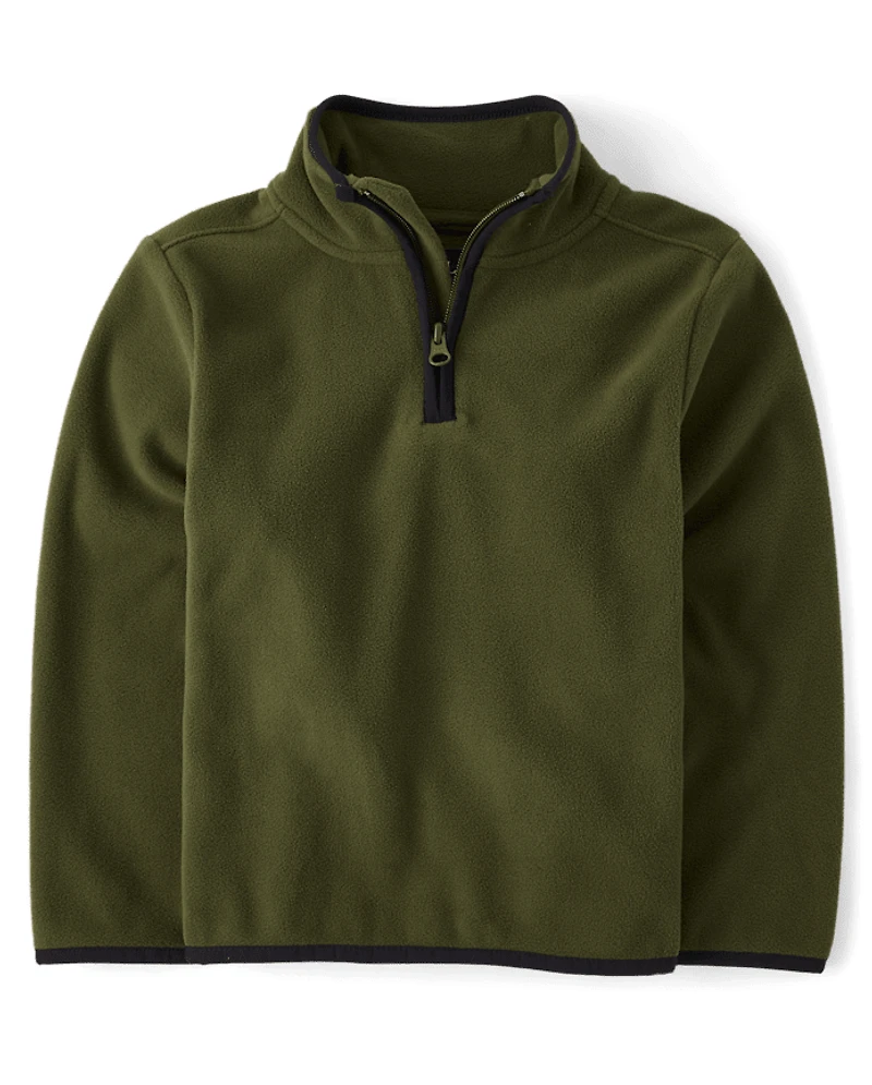 Boys Microfleece Half Zip Pullover
