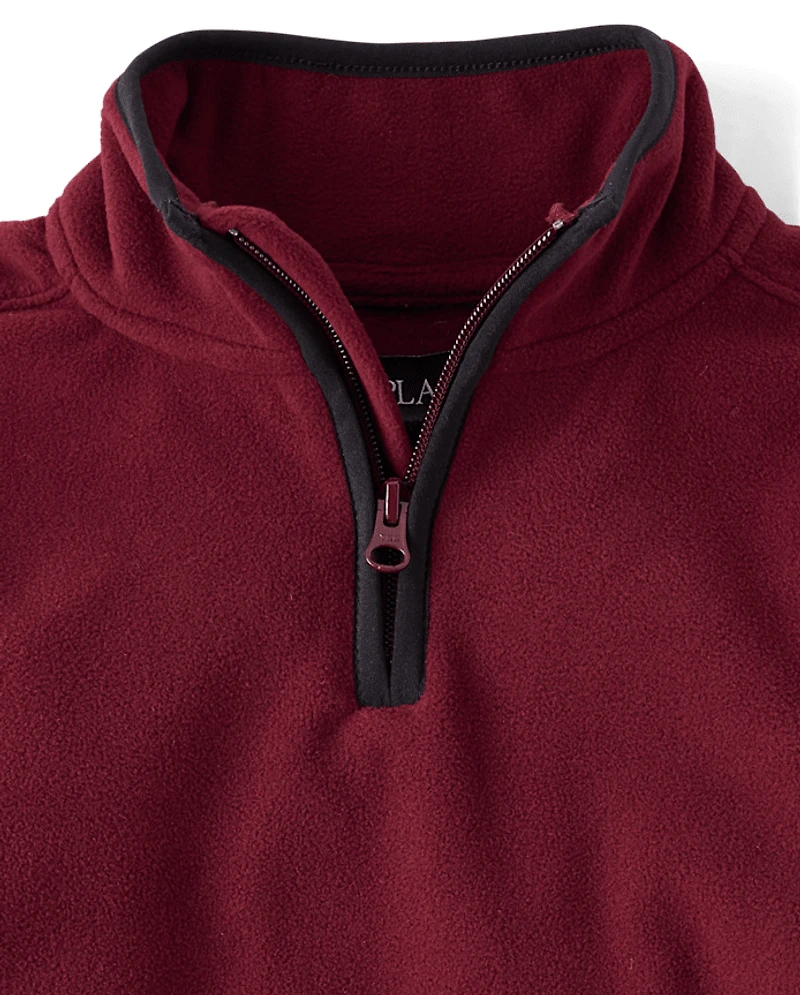 Boys Microfleece Half Zip Pullover