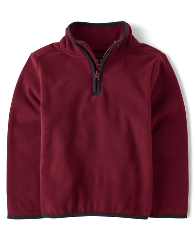 Boys Microfleece Half Zip Pullover