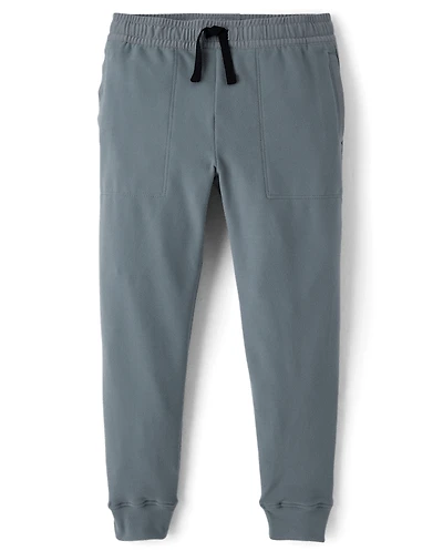 Boys Stretch Cozy Microfleece Jogger Pants