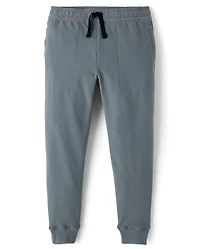 Boys Stretch Cozy Microfleece Jogger Pants