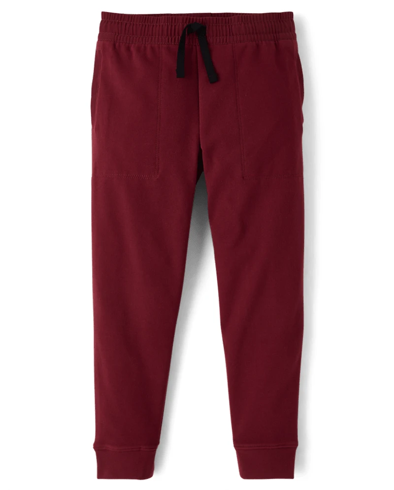 Pantalon de jogging extensible et confortable en micropolaire pour garçon