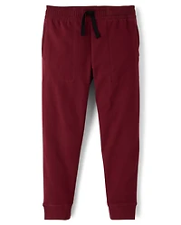 Pantalon de jogging extensible et confortable en micropolaire pour garçon