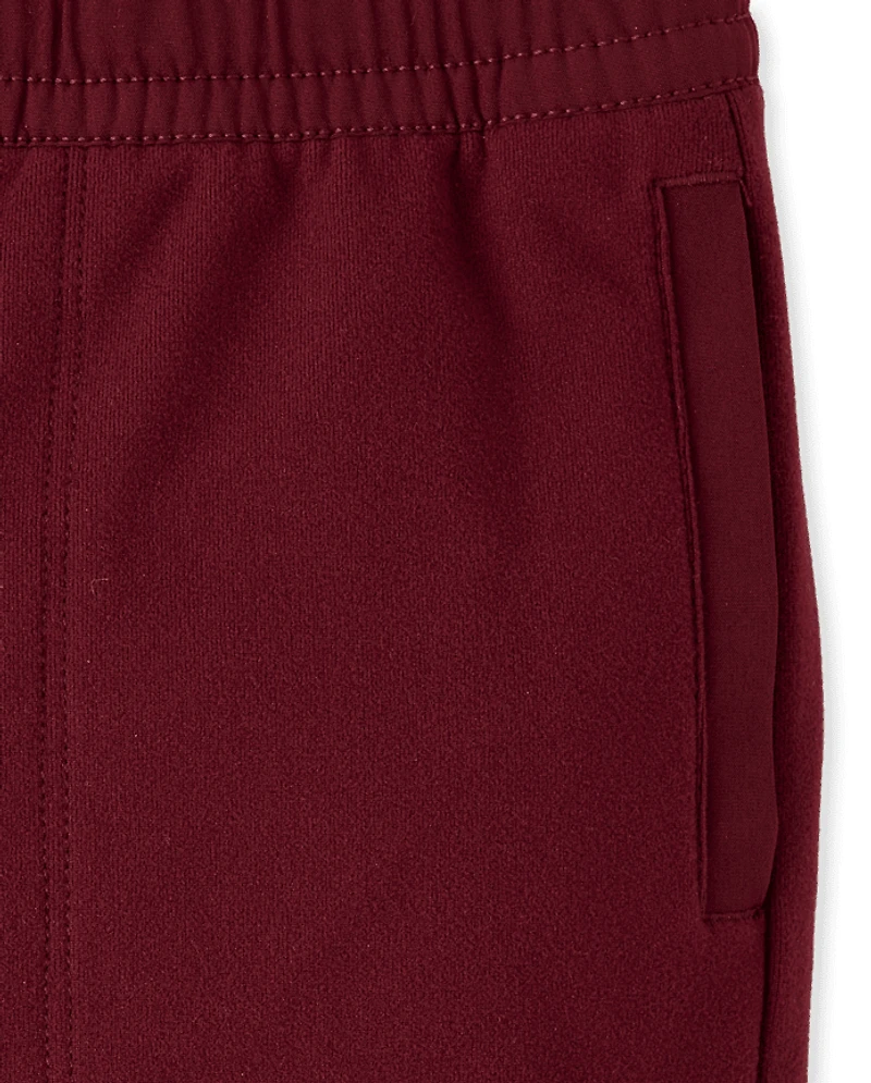 Pantalon de jogging extensible et confortable en micropolaire pour garçon