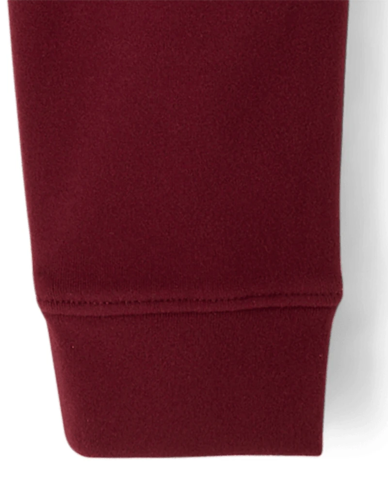 Boys Stretch Cozy Microfleece Jogger Pants