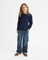 Boys Baggy Cargo Jeans