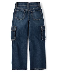 Boys Baggy Cargo Jeans