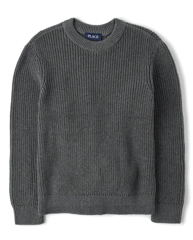 Boys Shaker Stitch Sweater
