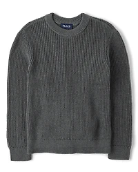 Boys Shaker Stitch Sweater