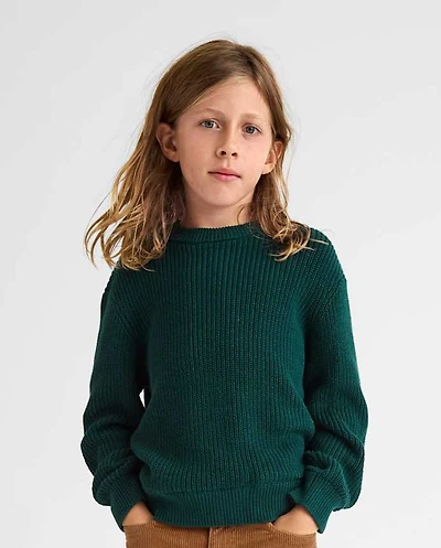 Boys Shaker Stitch Sweater