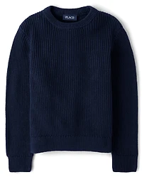 Boys Shaker Stitch Sweater