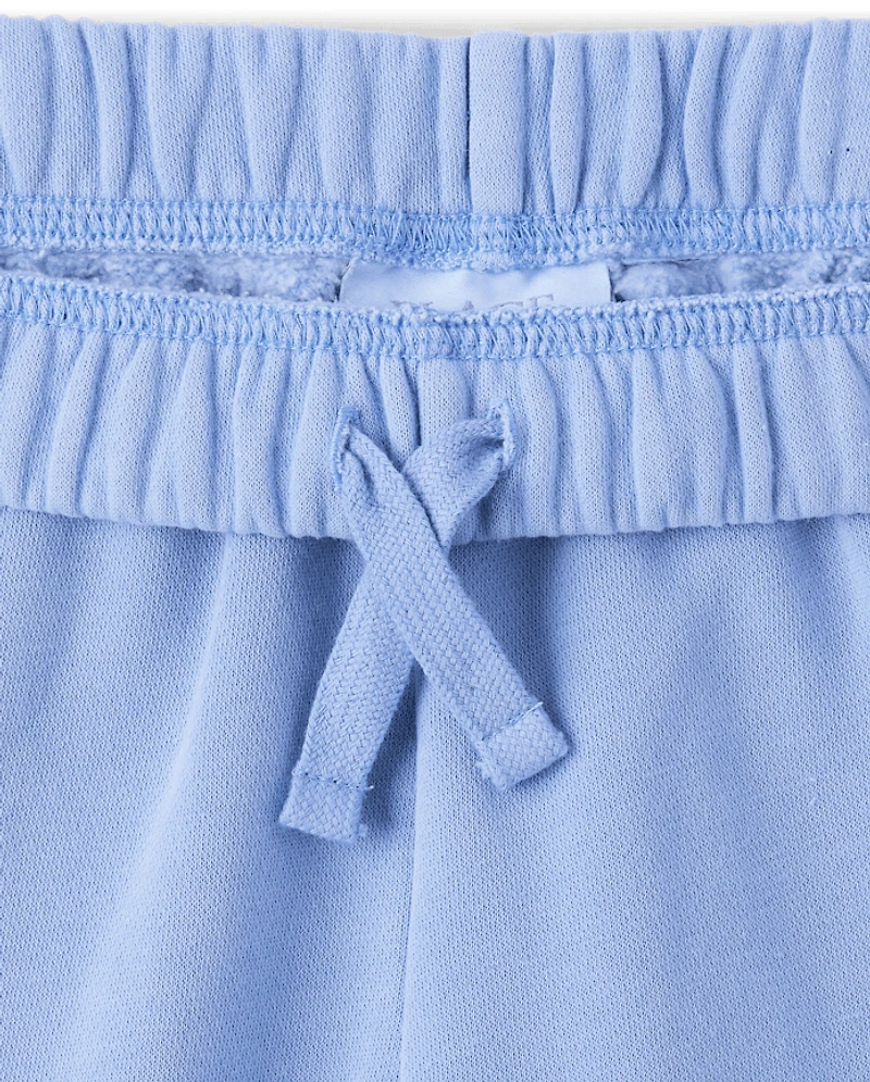 Pantalon cargo ample en polaire teint pièce pour enfant