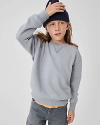 Kids Garment Dyed Premium Fleece Sweatshirt