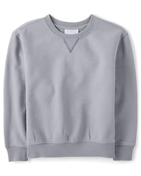 Kids Garment Dyed Premium Fleece Sweatshirt