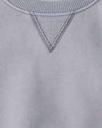 Kids Garment Dyed Premium Fleece Sweatshirt