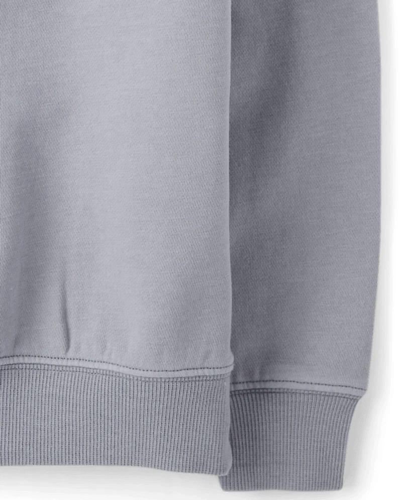 Kids Garment Dyed Premium Fleece Sweatshirt