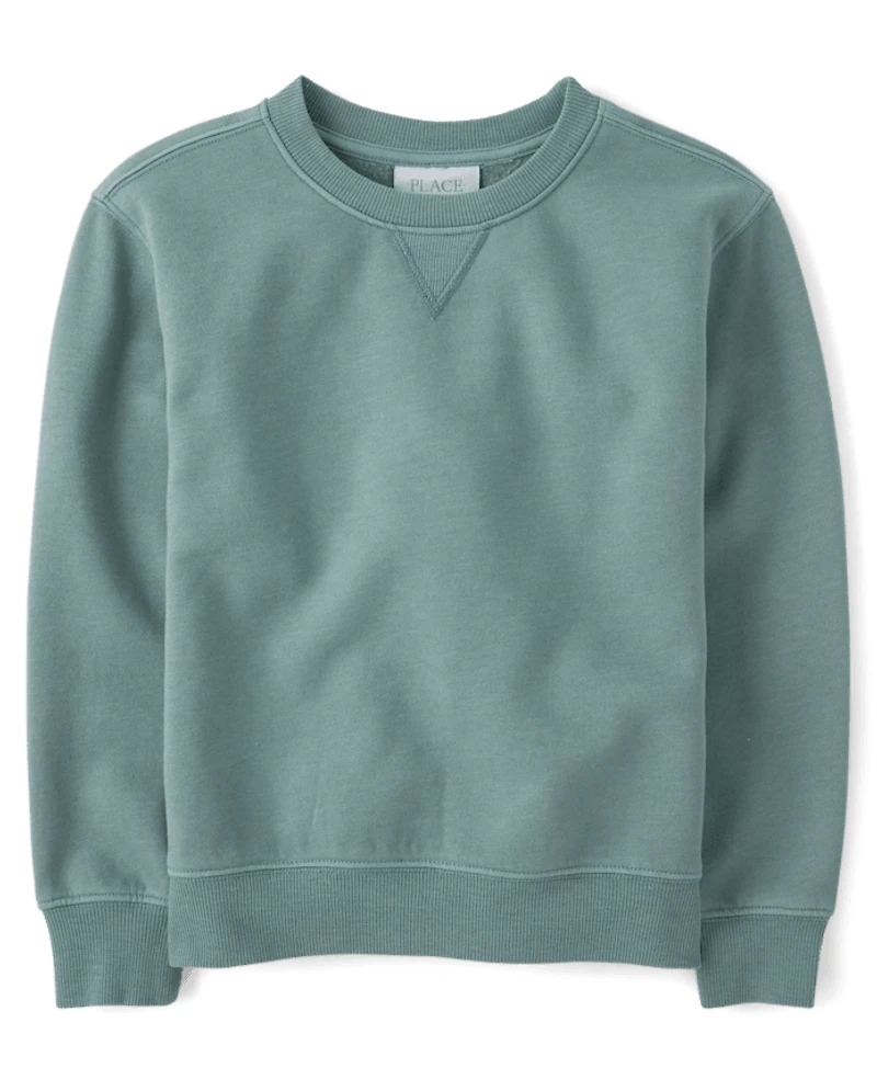 Kids Garment Dyed Premium Fleece Sweatshirt